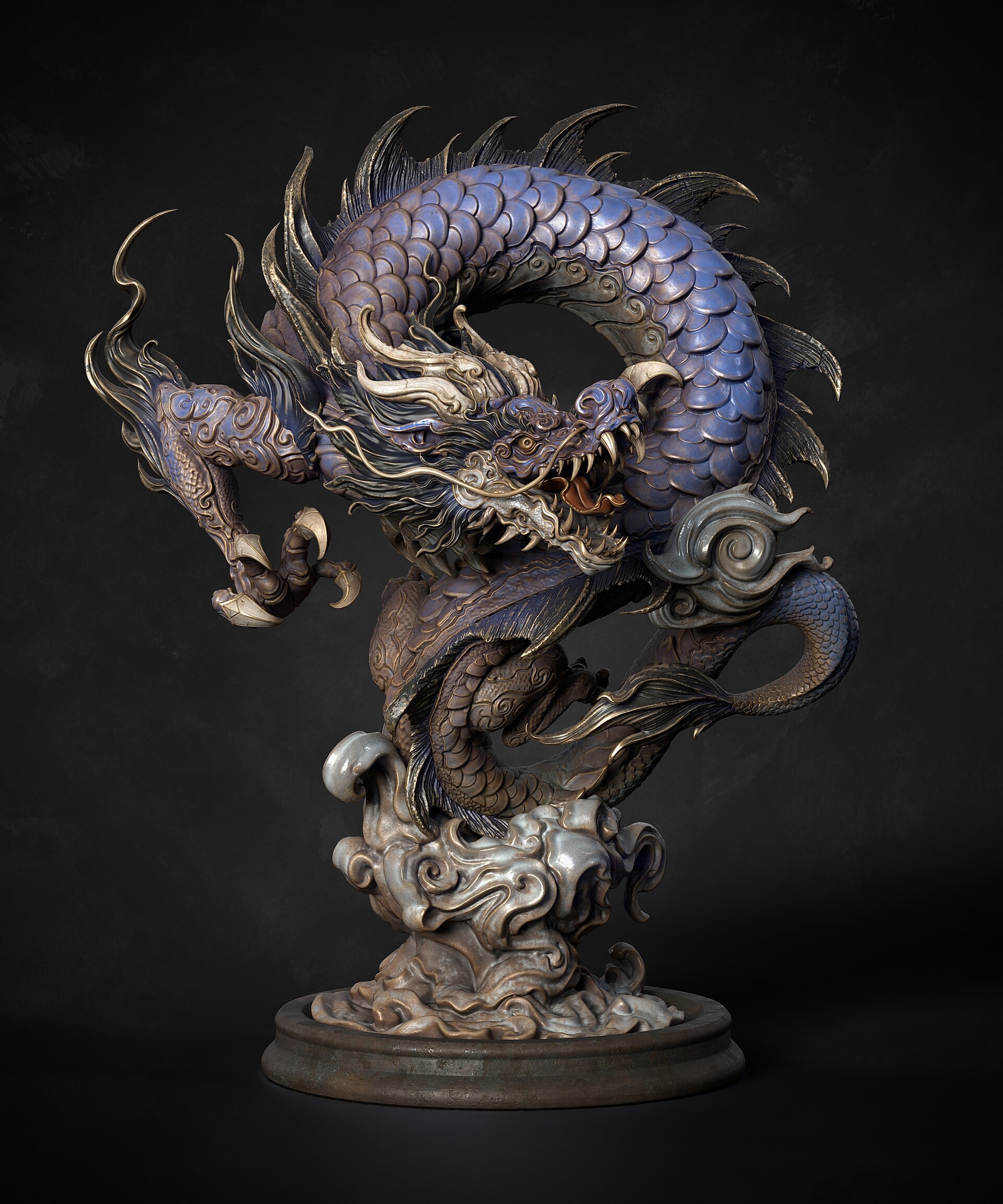 一组非常棒的3d人物建模作品欣赏造型帅气制作十分精致