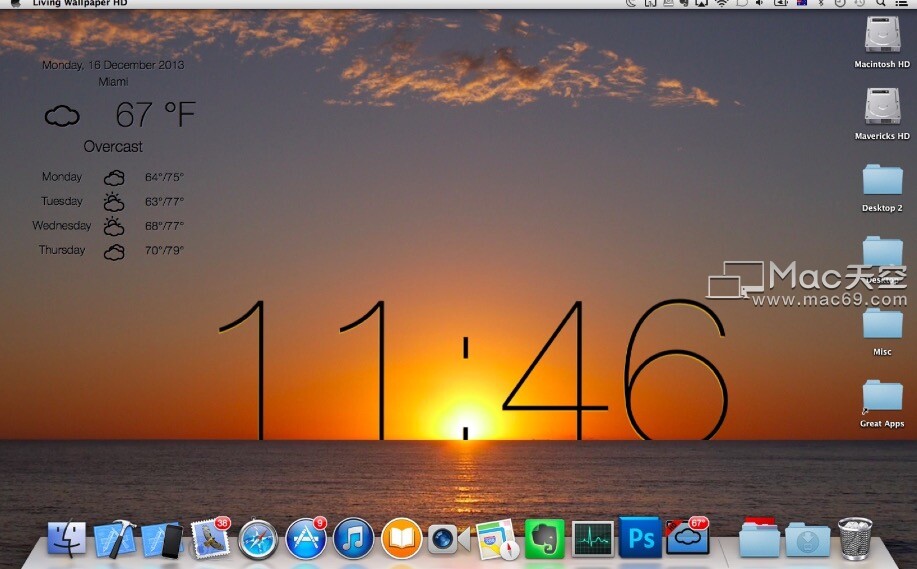 Live Wallpaper HD for mac(天气动态壁纸软件) 哔哩哔哩