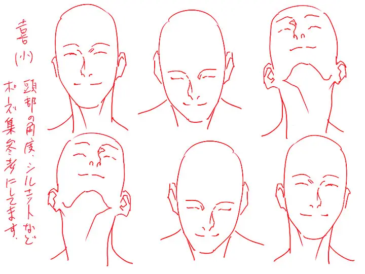 如何画好人物的头部透视 其实方法很简单 把握这个要点即可 哔哩哔哩