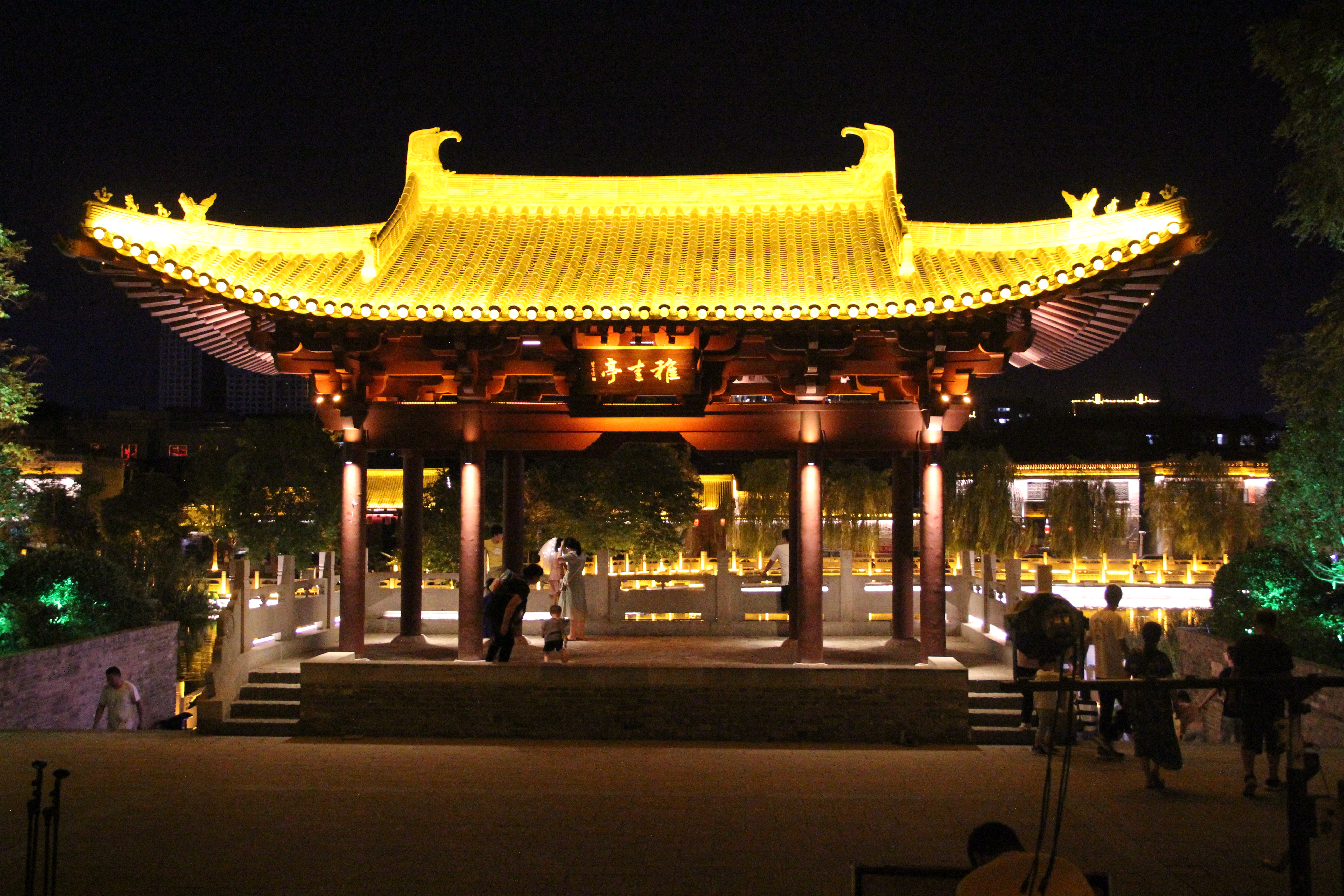 盛夏彰德府古城夜色