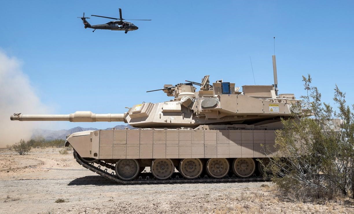 图为美军m1a2坦克