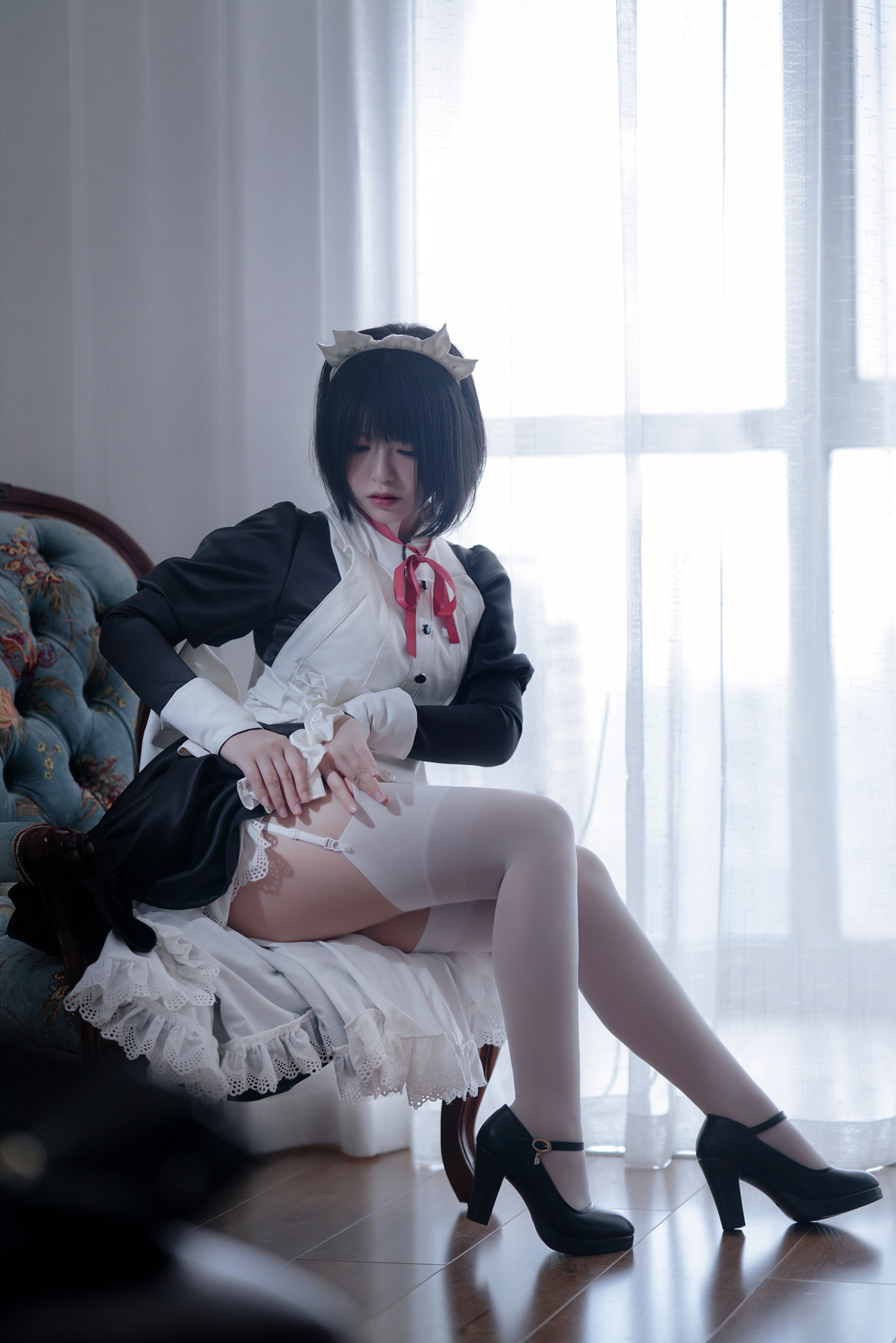 半半子嫌パン メイドCosplay6