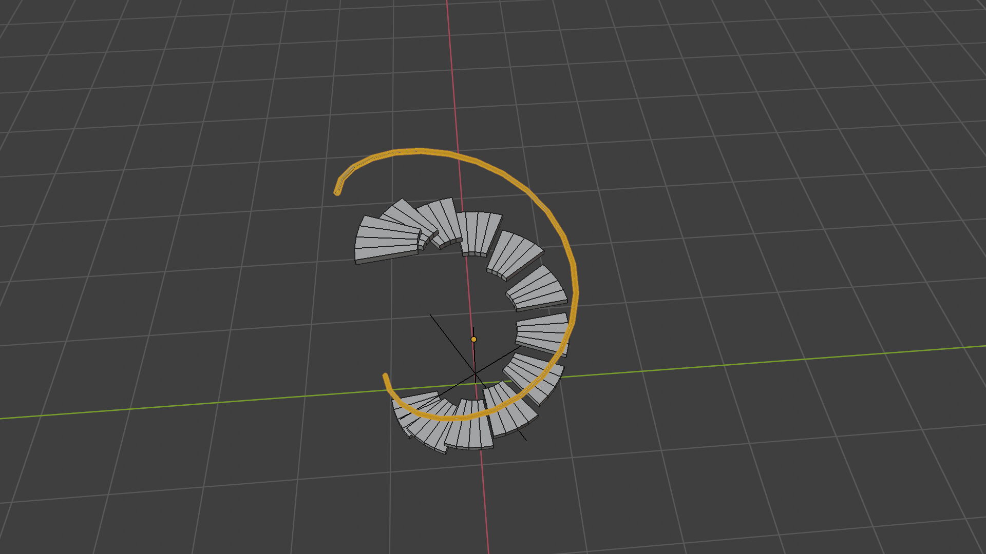 blender自學:螺旋樓梯 - 3d建模與繪製教程