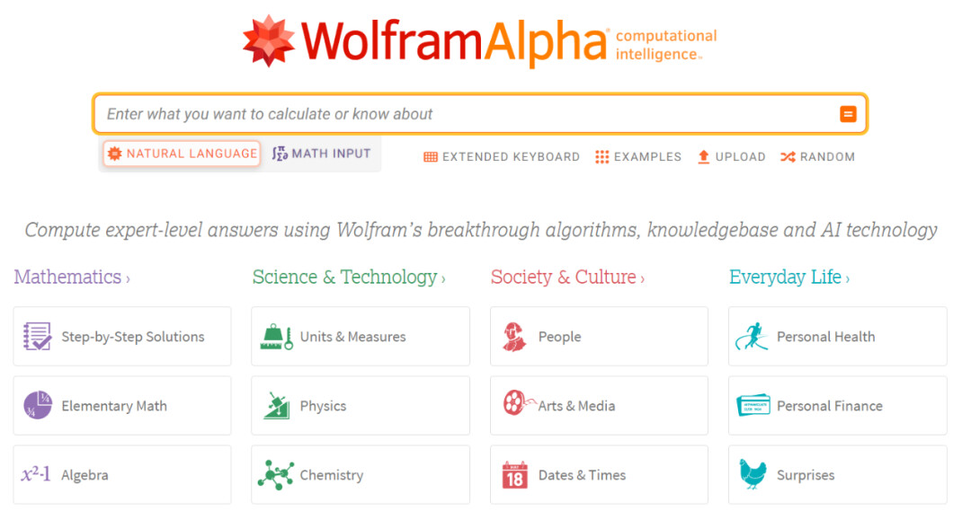 理工科神器WolframAlpha超强计算知识，补足ChatGPT短板 - 哔哩哔哩