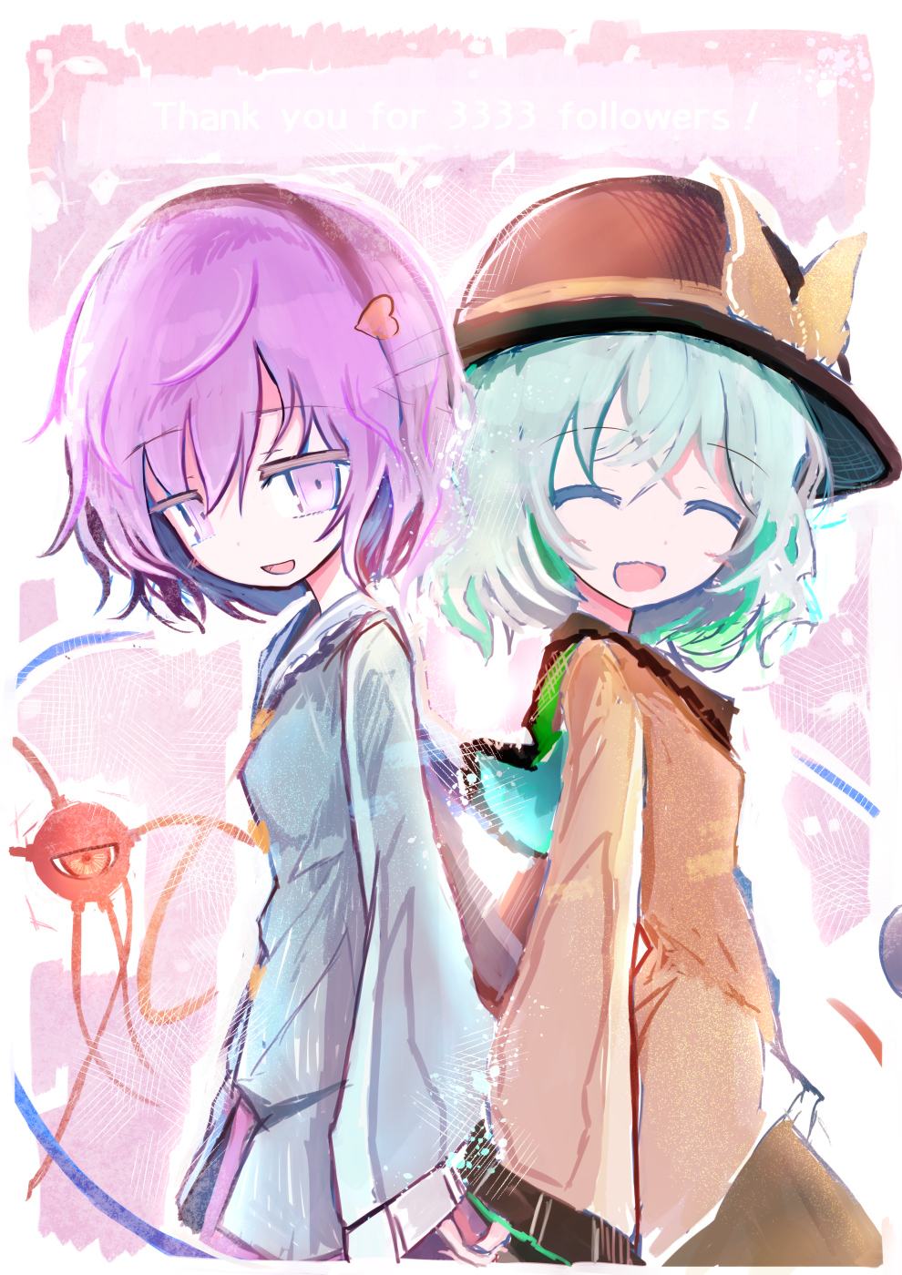 86 twitter上每日更新的古明地姐妹