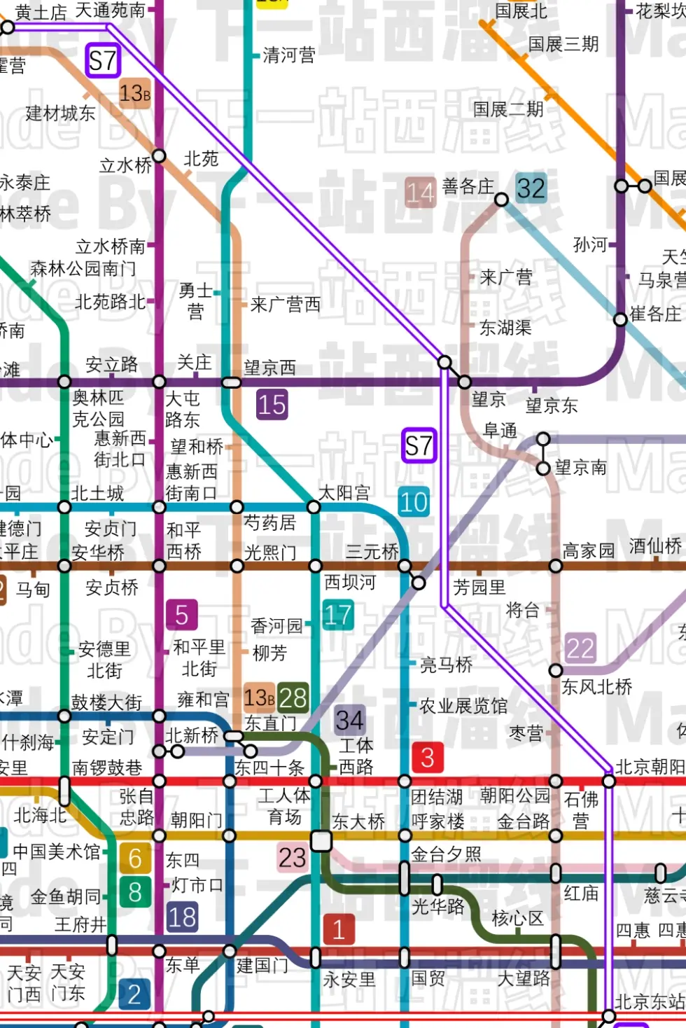 北京市郊铁路规划总图图片