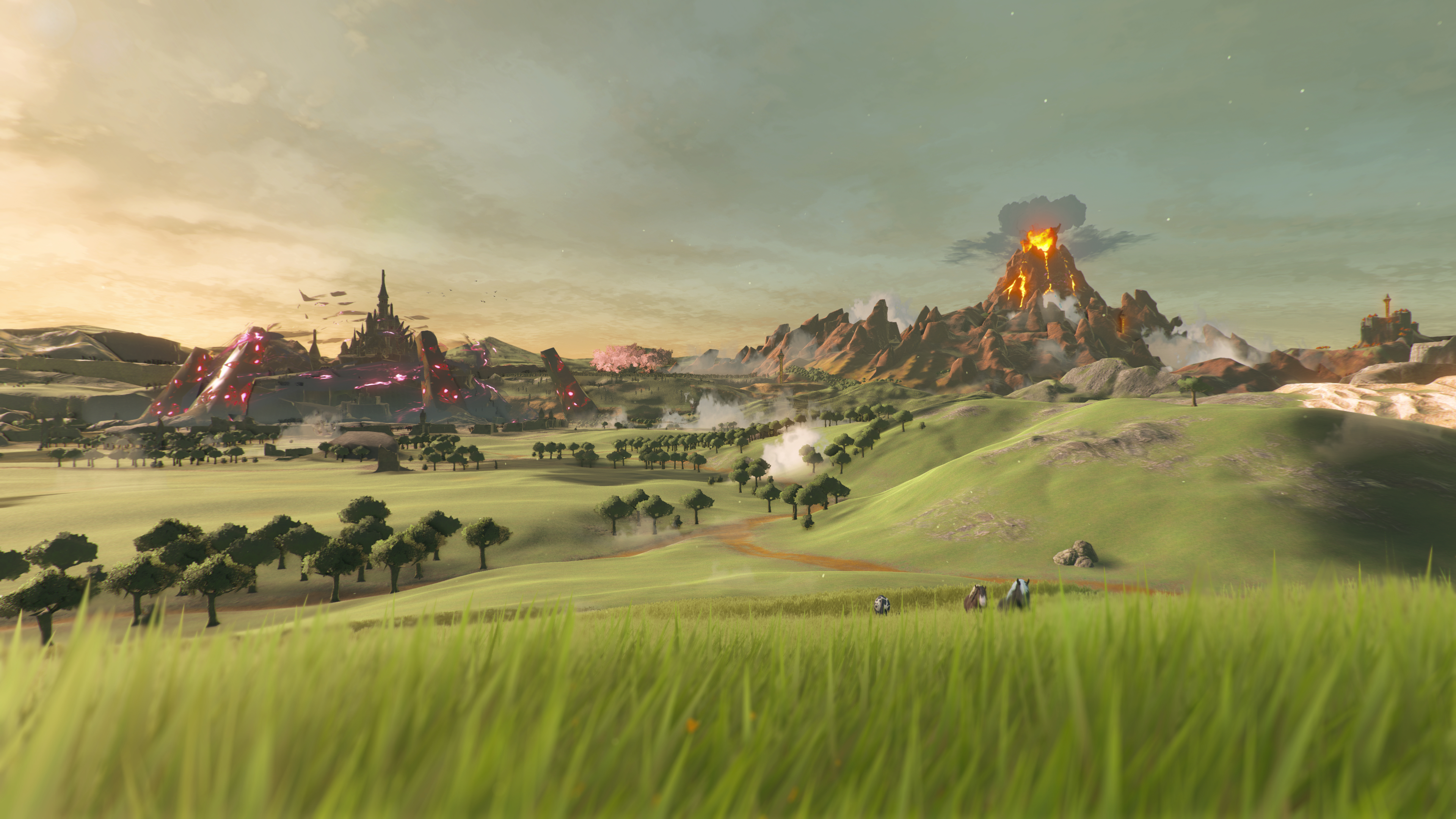 用8k 光线追踪玩《塞尔达传说:荒野之息》是什么画面?