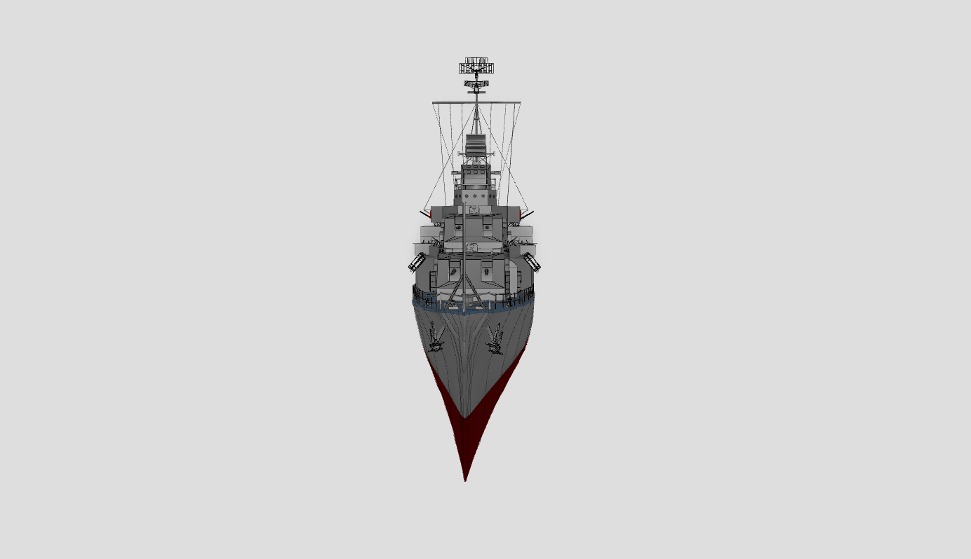 基林级驱逐舰三视图图片