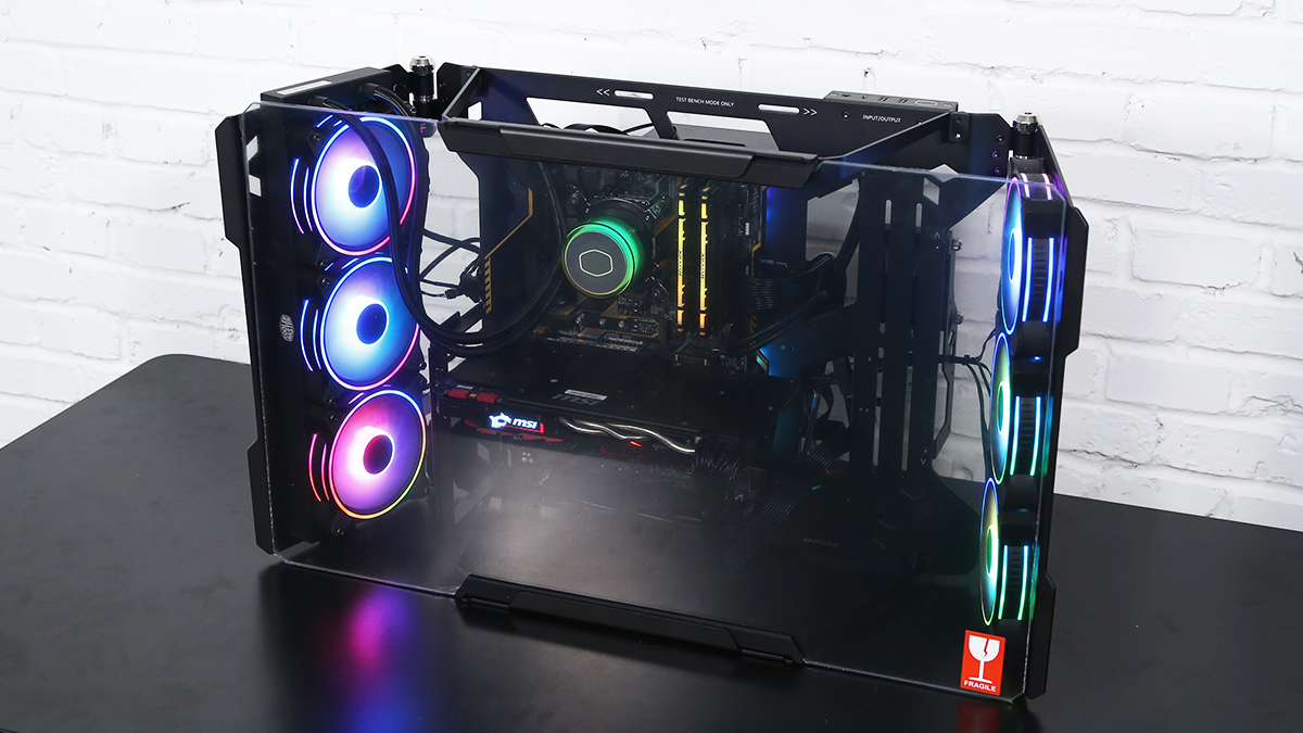 酷冷至尊飞翼mf700开放式机箱简评脑洞大开创意无限