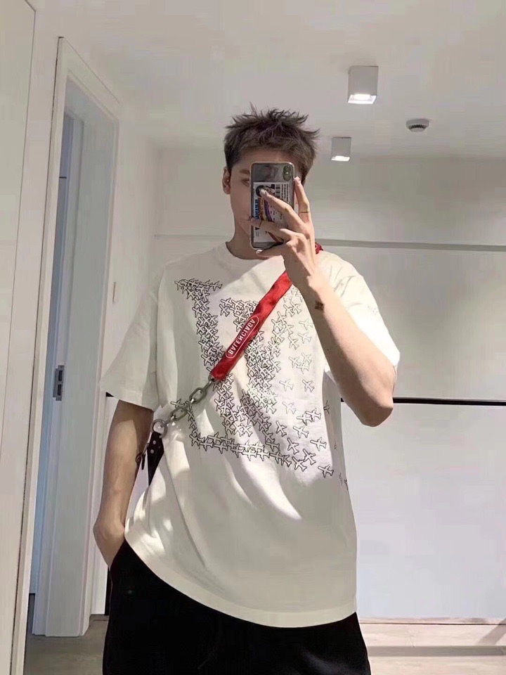 lv 20ss 小飞机印花徽标logo印花短袖t恤实拍评测