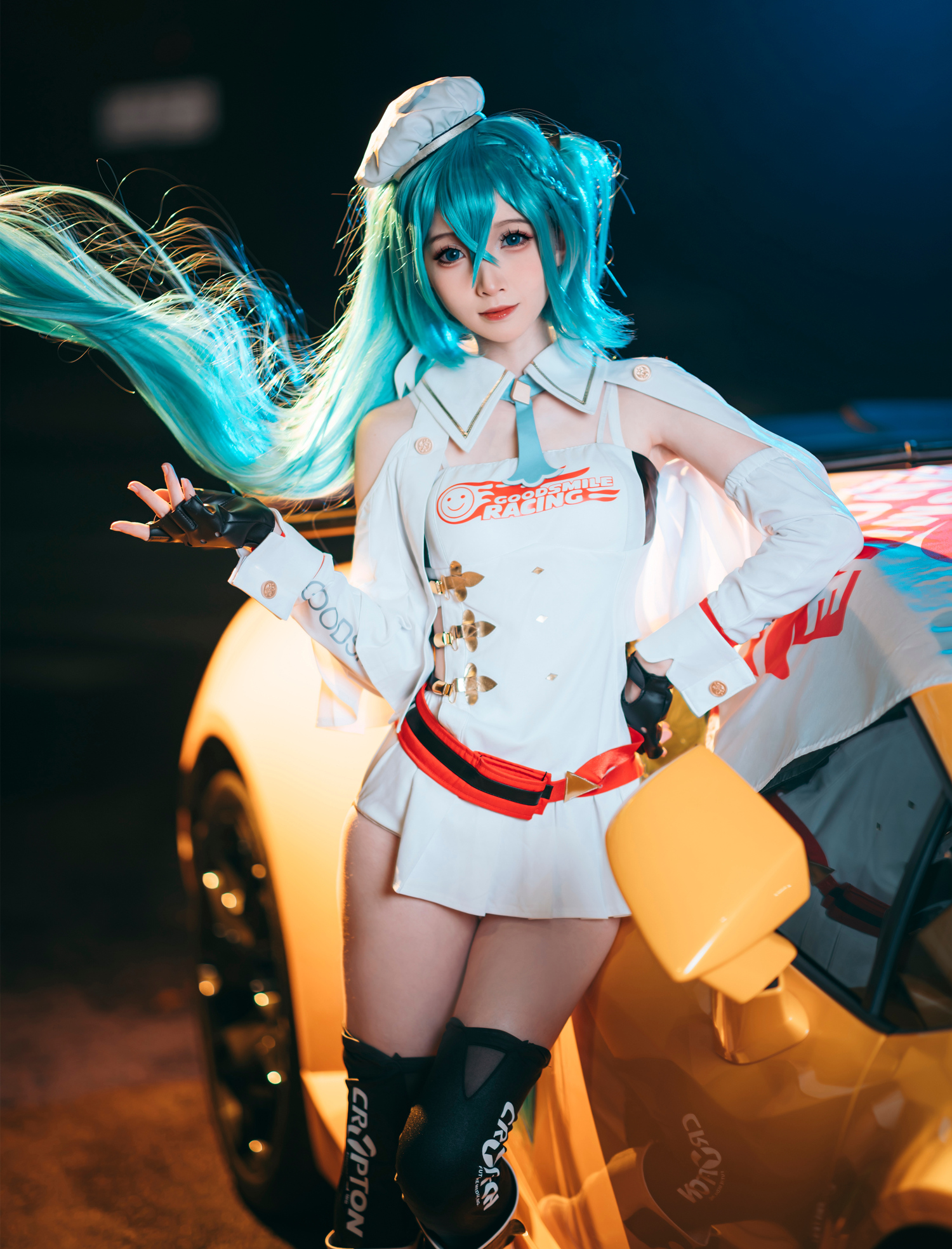 祖木子初音未来2023赛车服cosplay1