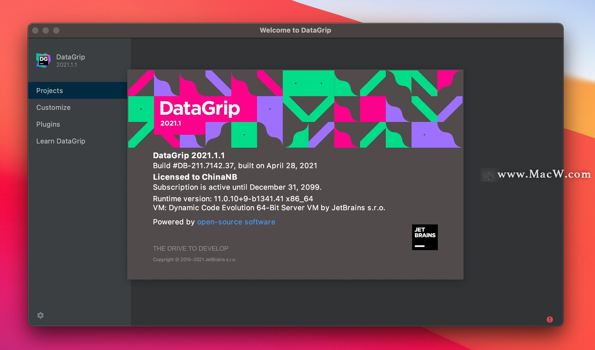 JetBrains DataGrip 2021 Mac(专业编程开发软件) V2021.1.1中文激活版 - 哔哩哔哩