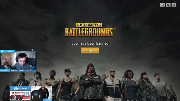 北美吃鸡第一主播账号被封后坦然认怂,第二天