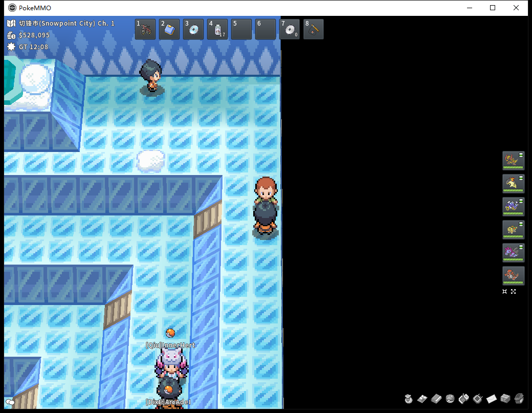 pokemmo神奥一周目没有全图鉴中级npc道馆搬砖攻略1小时252万金币