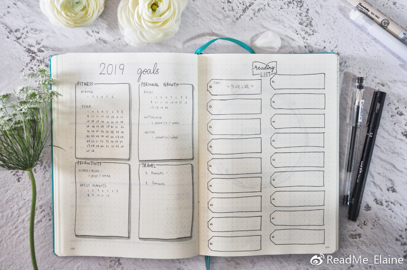 手帐bulletjournal子弹笔记使用心得2019bujosetup内有福利免费模板