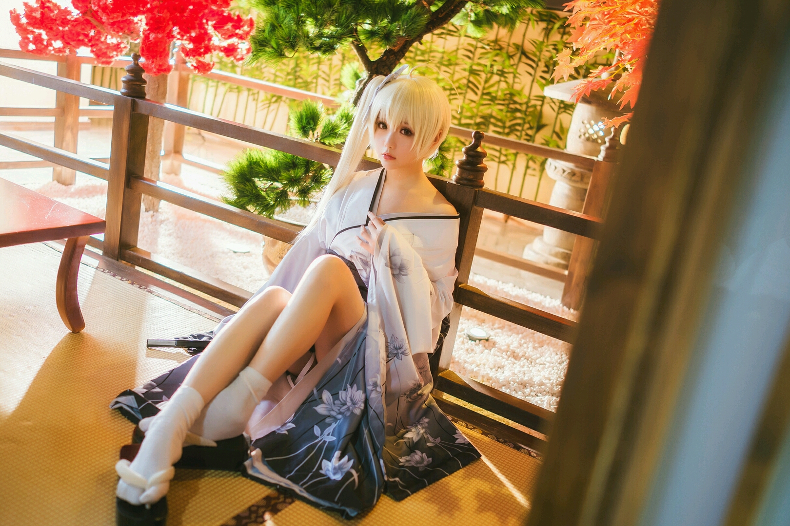 cos黑、白色、丝、吊带袜、世界级精美动漫壁纸、可爱、萌妹子、二次元!(第十二期)