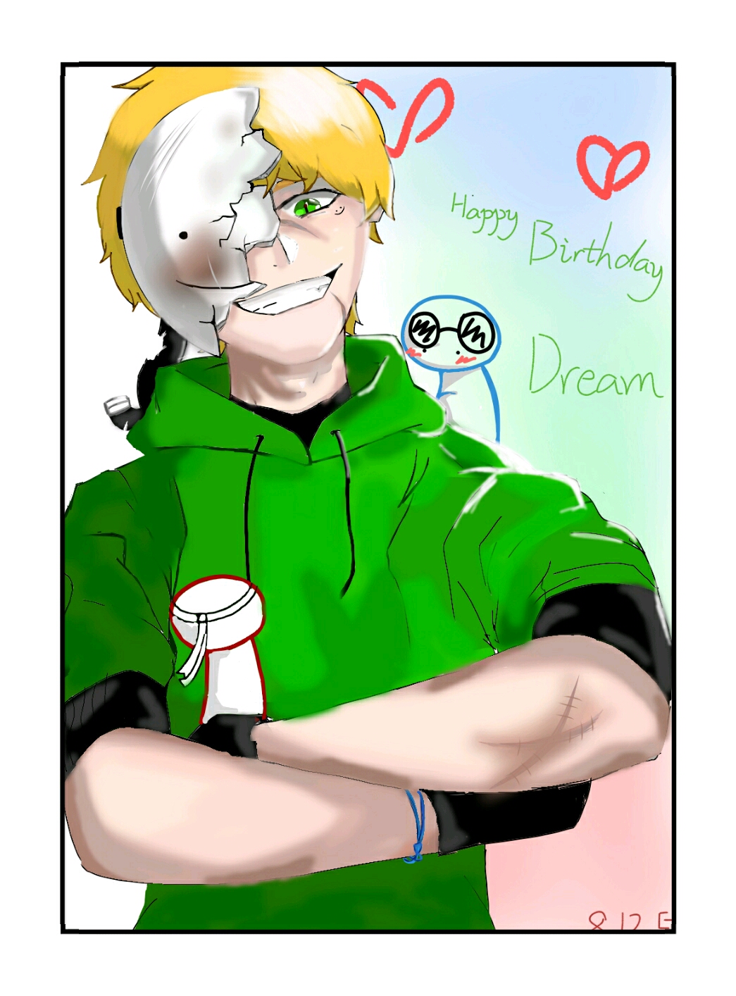 【dreamsmp/dream/slime】祝梦哥和史莱姆生日快乐!