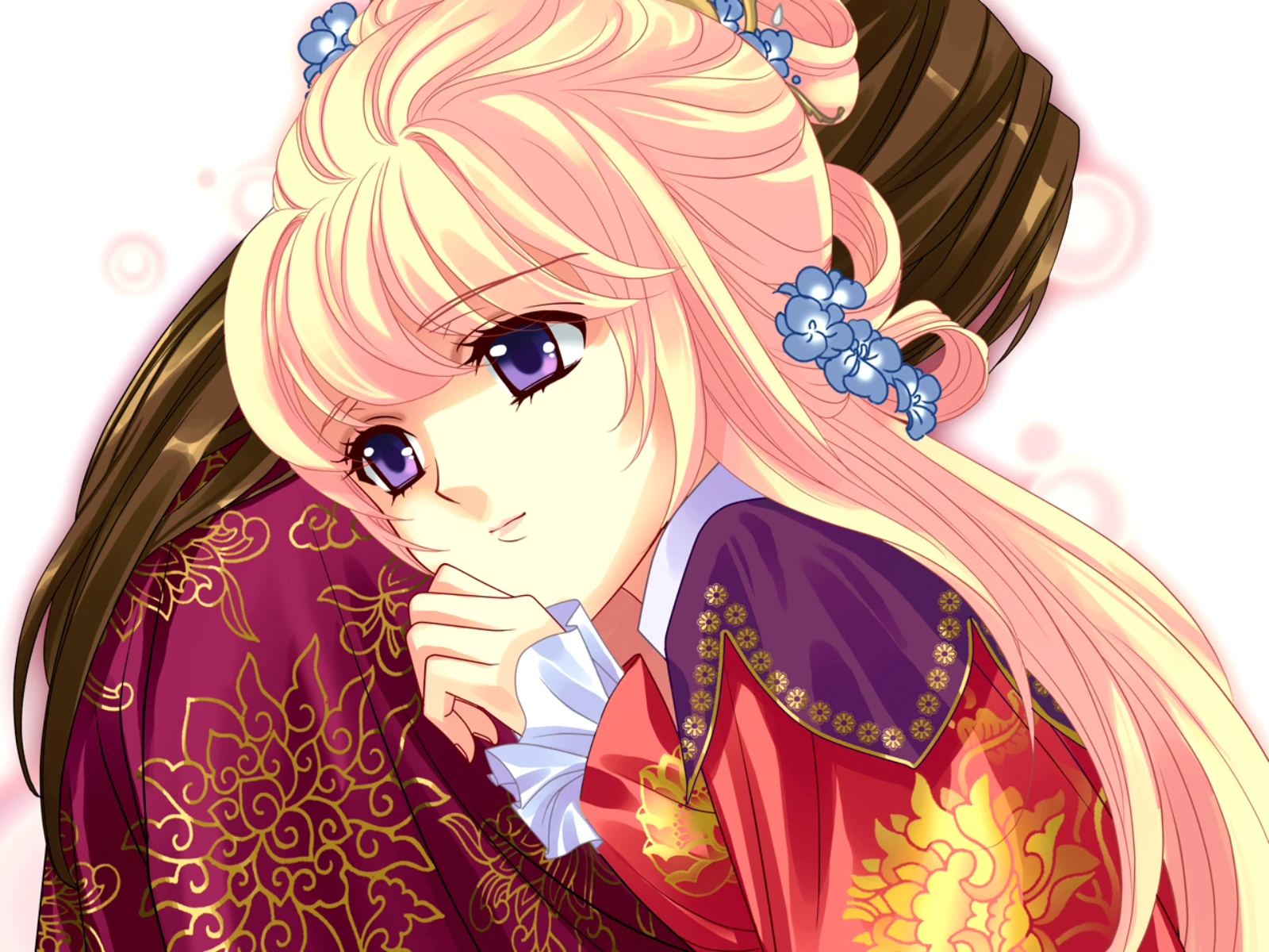 【红楼梦林黛玉与北静王·CG】度绪&林黛玉&薛宝钗&史湘云(1600*1200) 哔哩哔哩