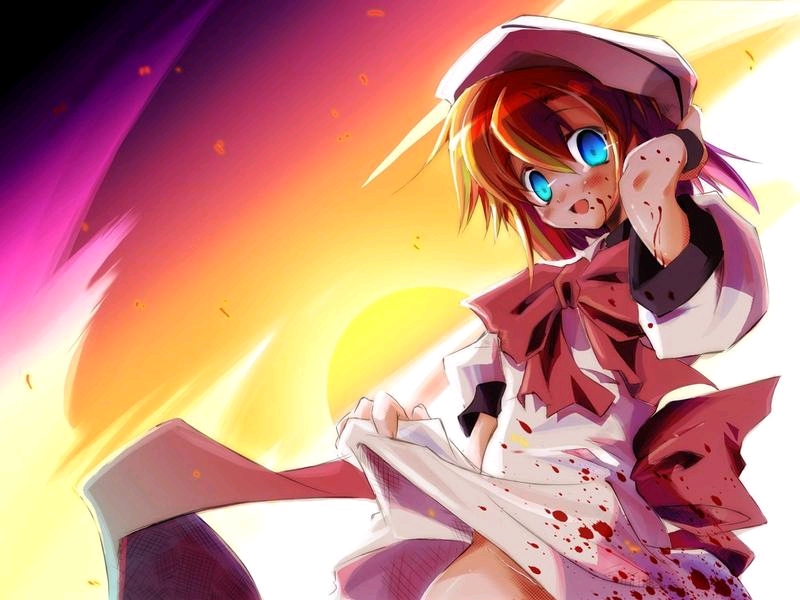 二次元精美壁纸(42)——寒蝉鸣泣之时