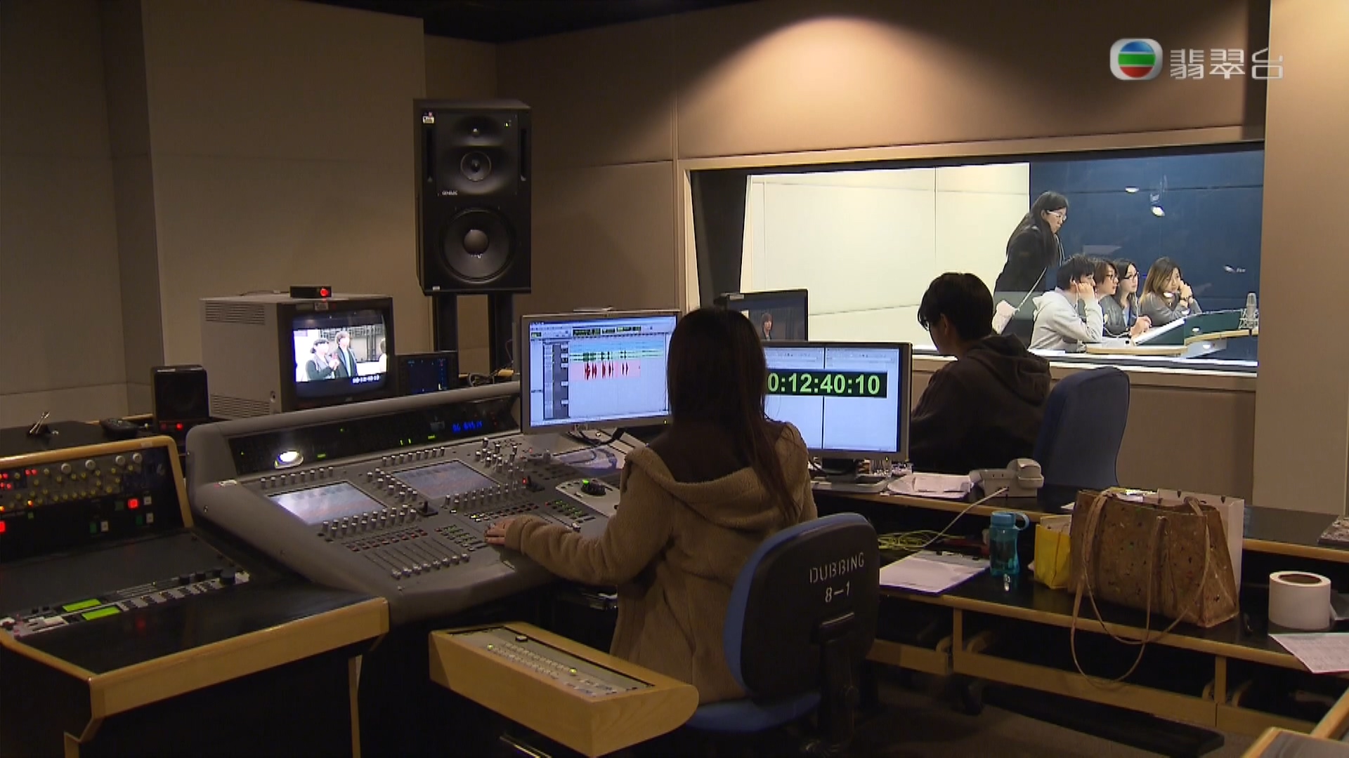 TVB配音组的工作环境