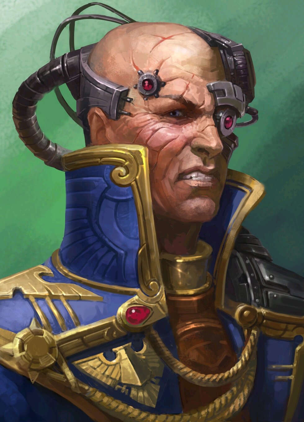 战锤40k哥特舰队哥特舰队2部分阵营头像原画上