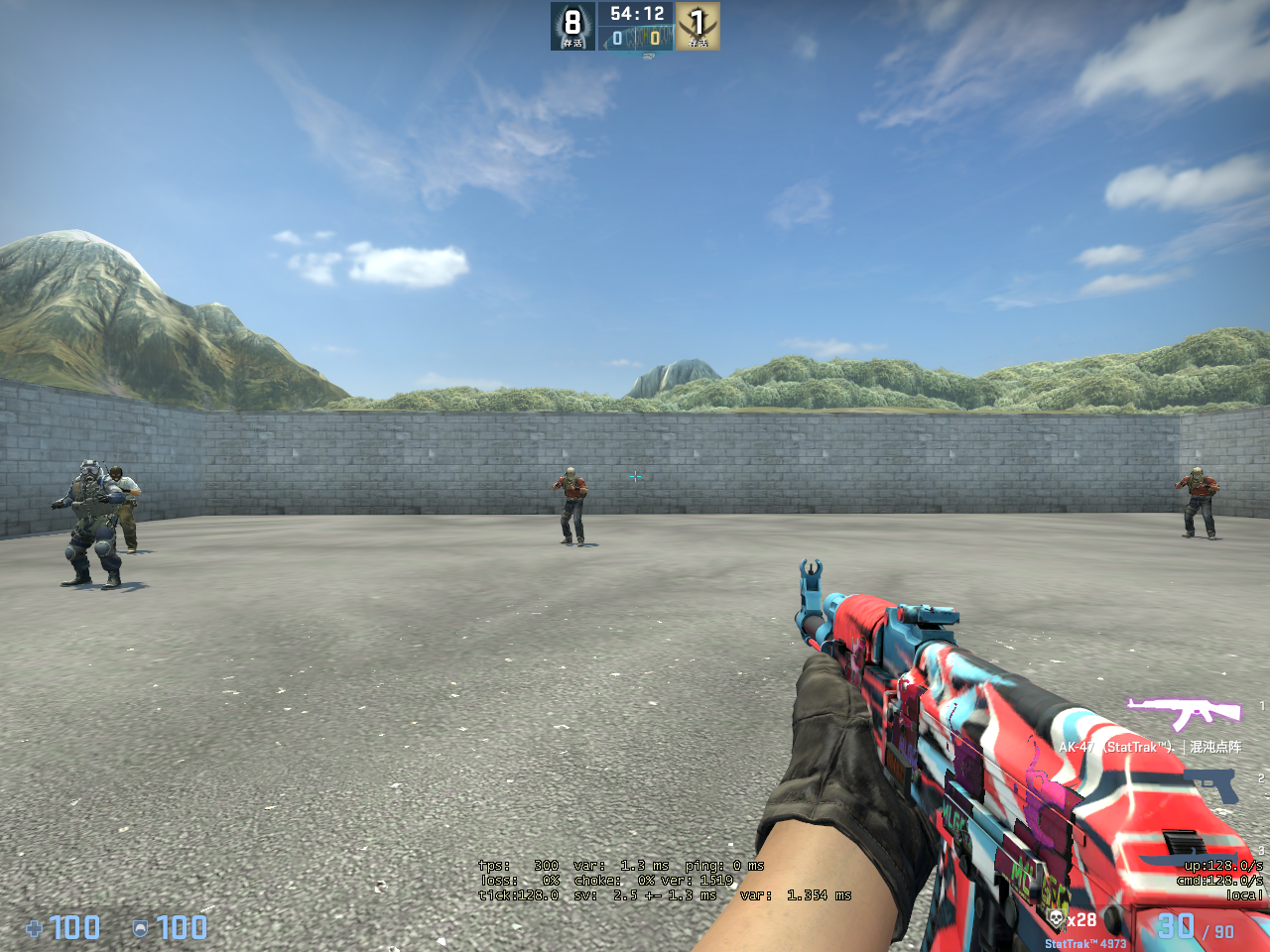 CSGO 16 9 4 3 panther-sticker-set