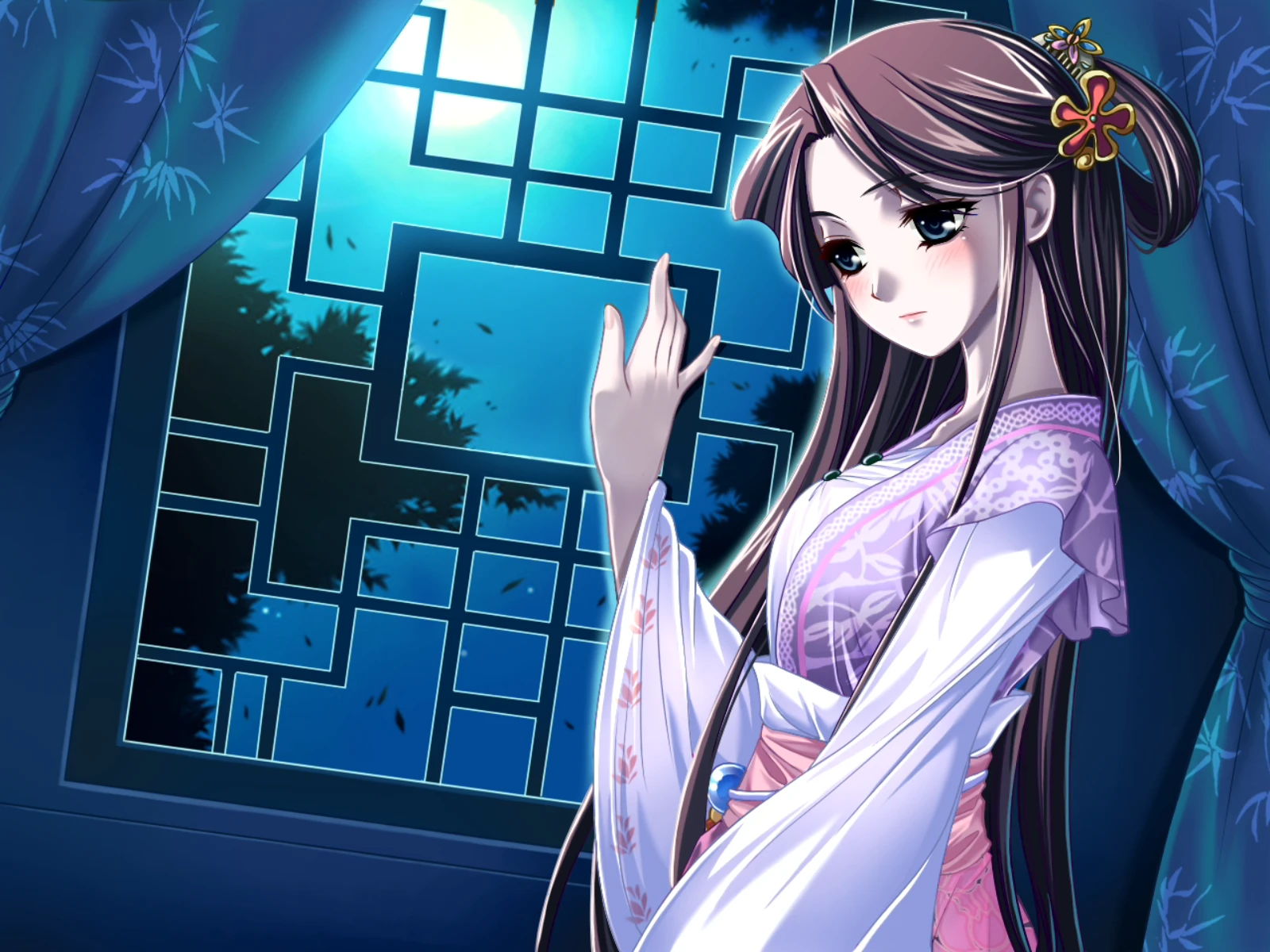 【红楼梦林黛玉与北静王·CG】妙玉&晴雯&花袭人&蒋玉菡&北静王(1600*1200) 哔哩哔哩