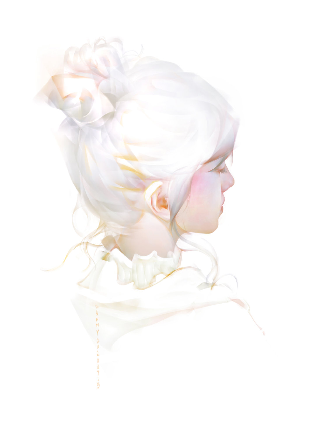 干净的笔触切割,叠加画法塑造人物 惊艳且舒服 插画师 dannylailai