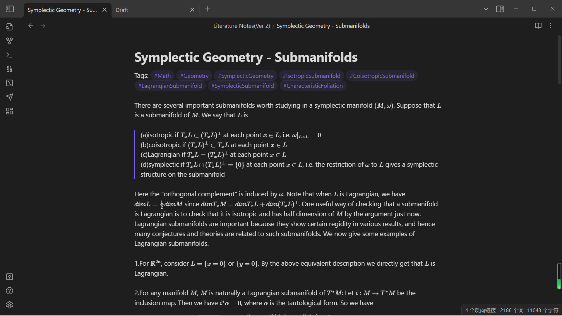 SG Symplectic Manifolds 4 哔哩哔哩