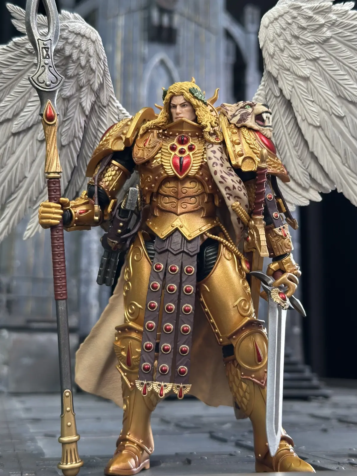 joytoy 战锤荷鲁斯之乱 圣血天使 圣吉列斯 第九军团基因