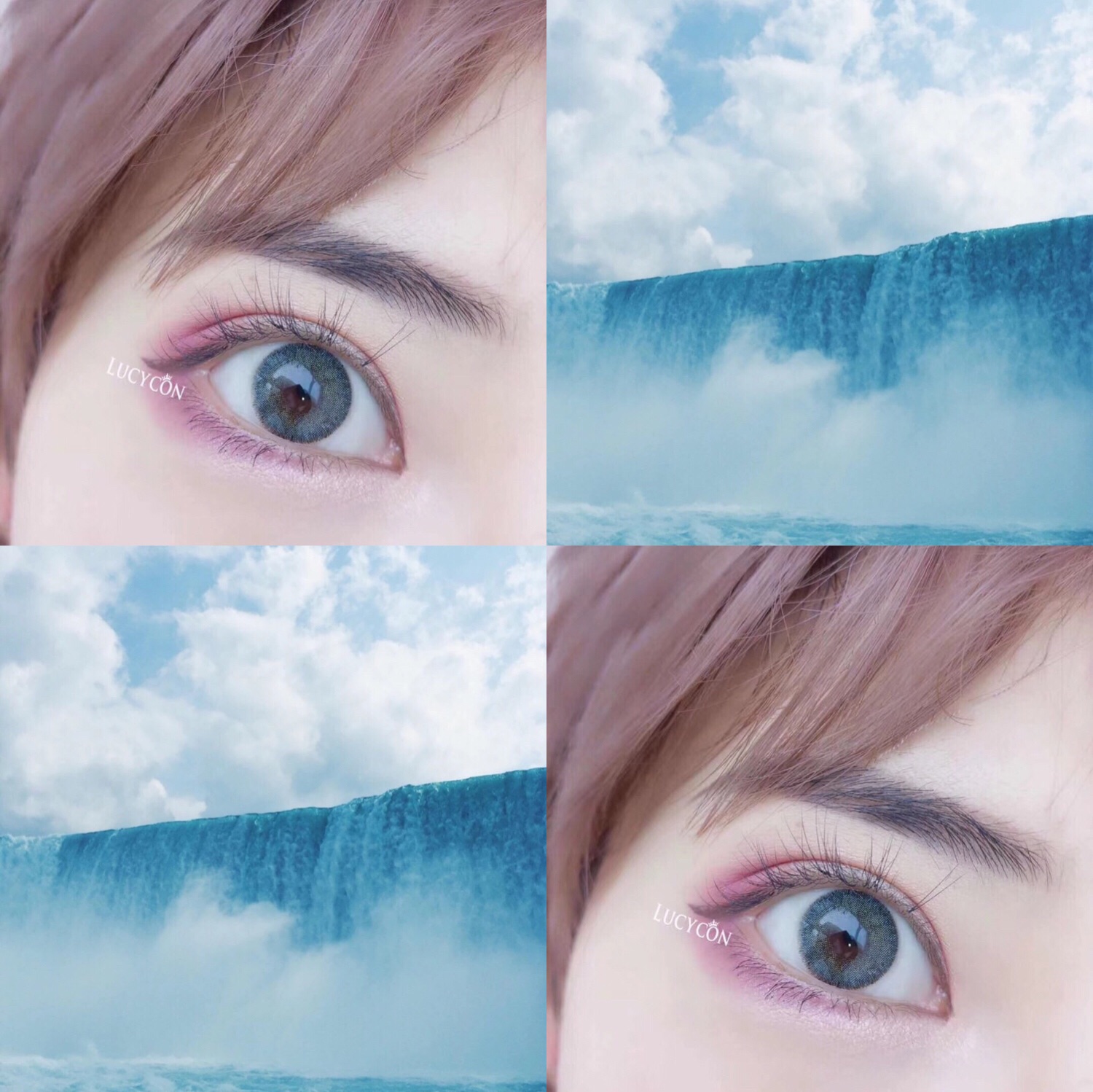 你喜欢蓝色系的美瞳吗?