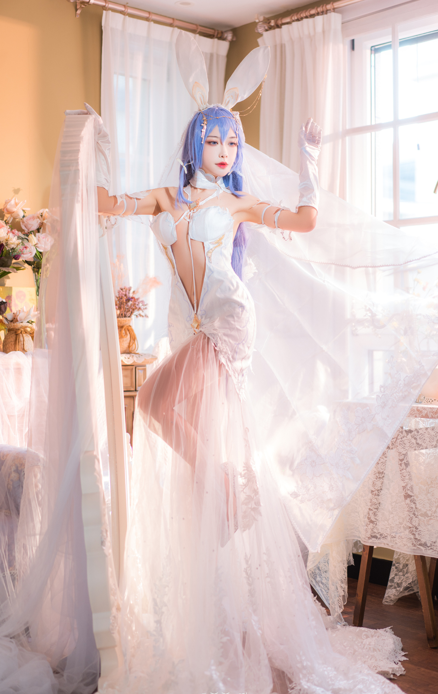 纱希只喝快乐水花园白雪之仪CosPlay3