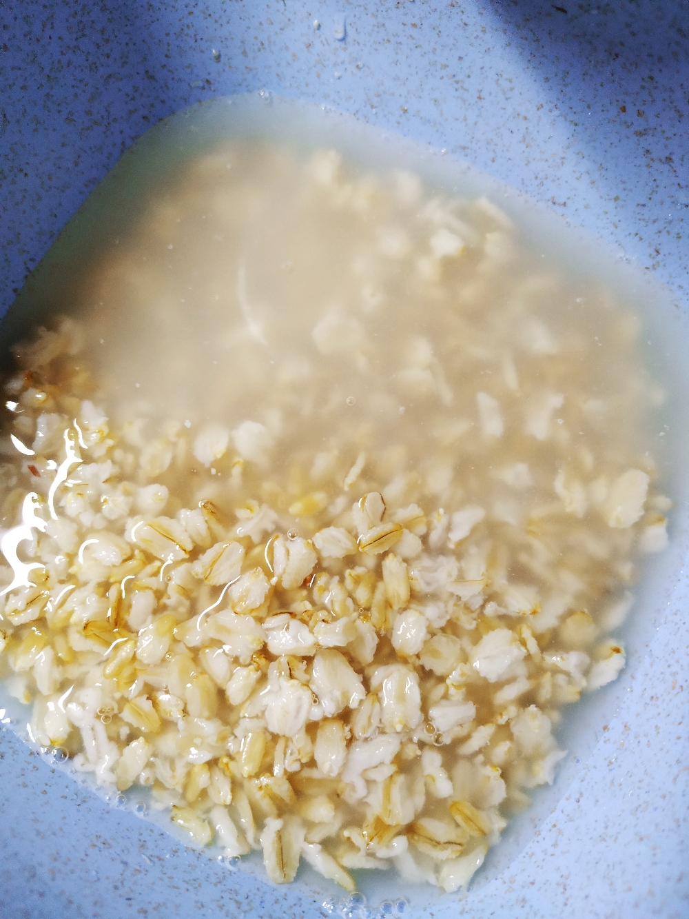燕麦米煮熟的样子图片