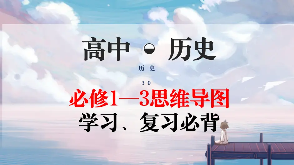 必修1 3思维导图学习 复习必背 哔哩哔哩