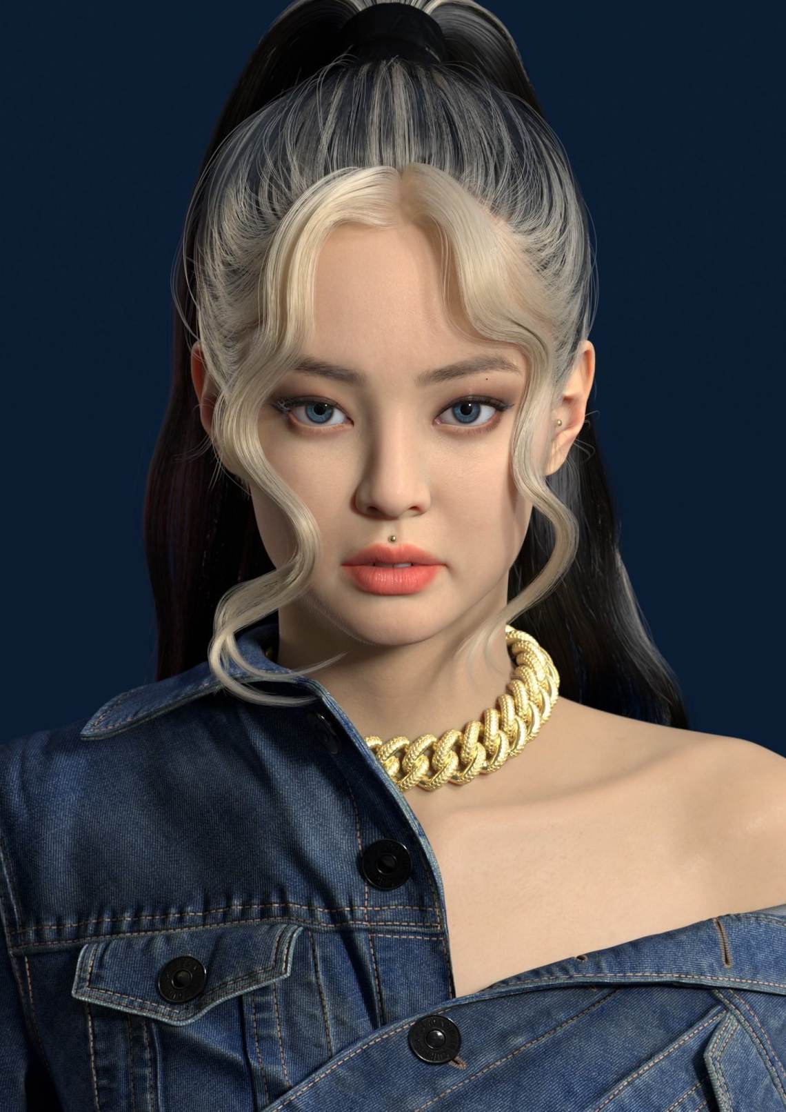 3d模型欣赏:明星次世代人物写实 - 哔哩哔哩