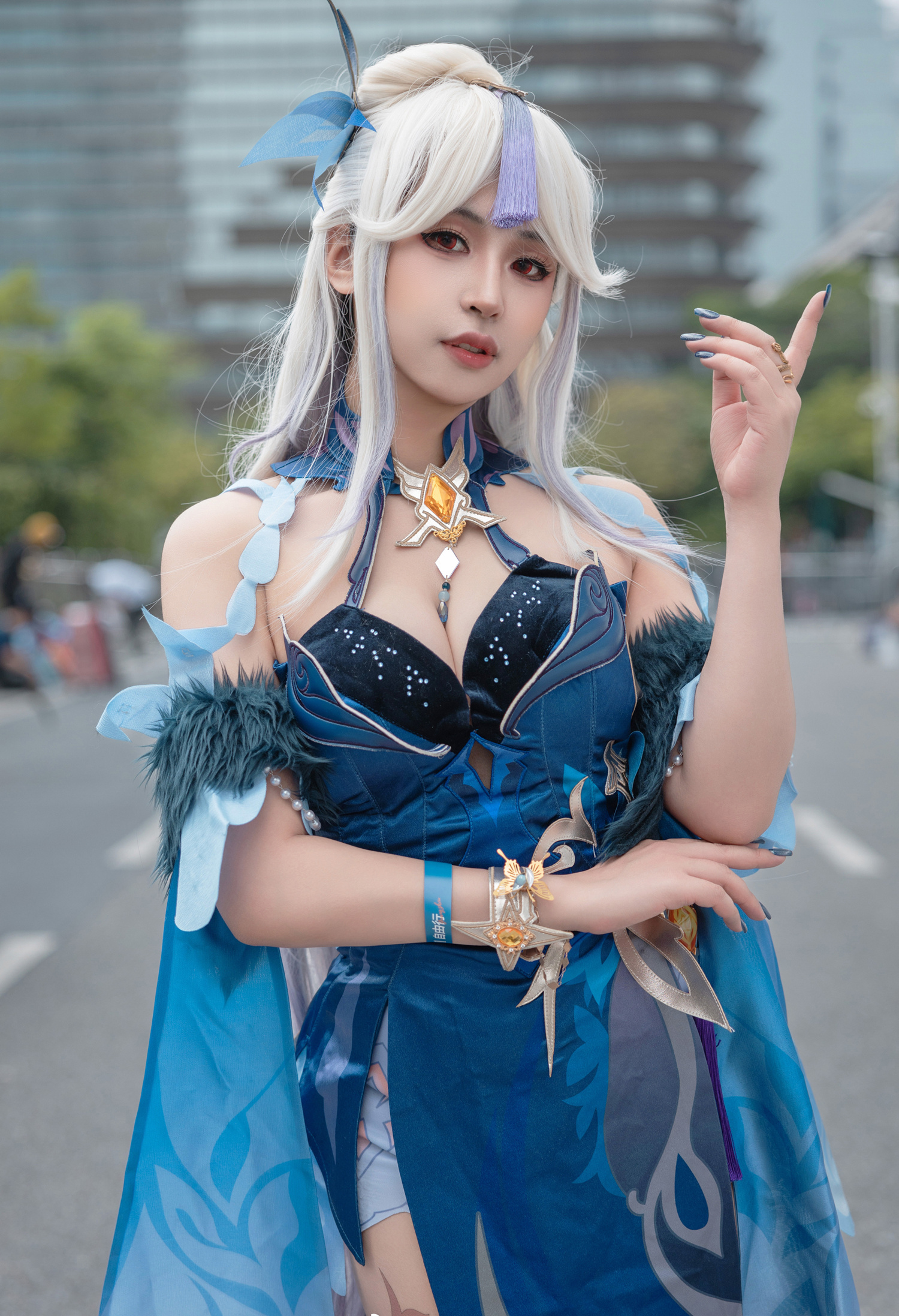 懵懵懵白日梦原神凝光cosplay3