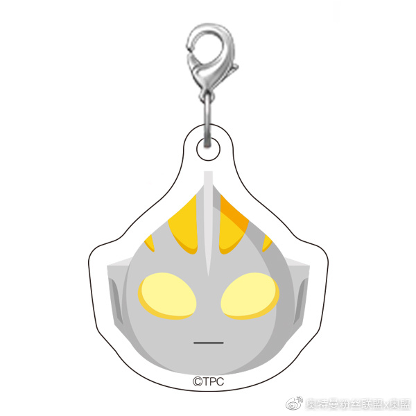 戴拿奥特曼卡通头像钥匙扣(t-art),售价:550日元.