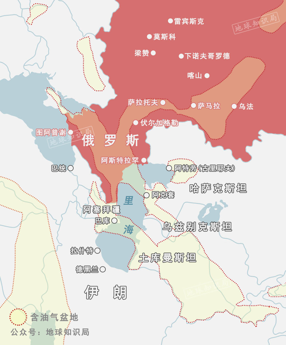 哈萨克斯坦,手握超级油田 | 地球知识局