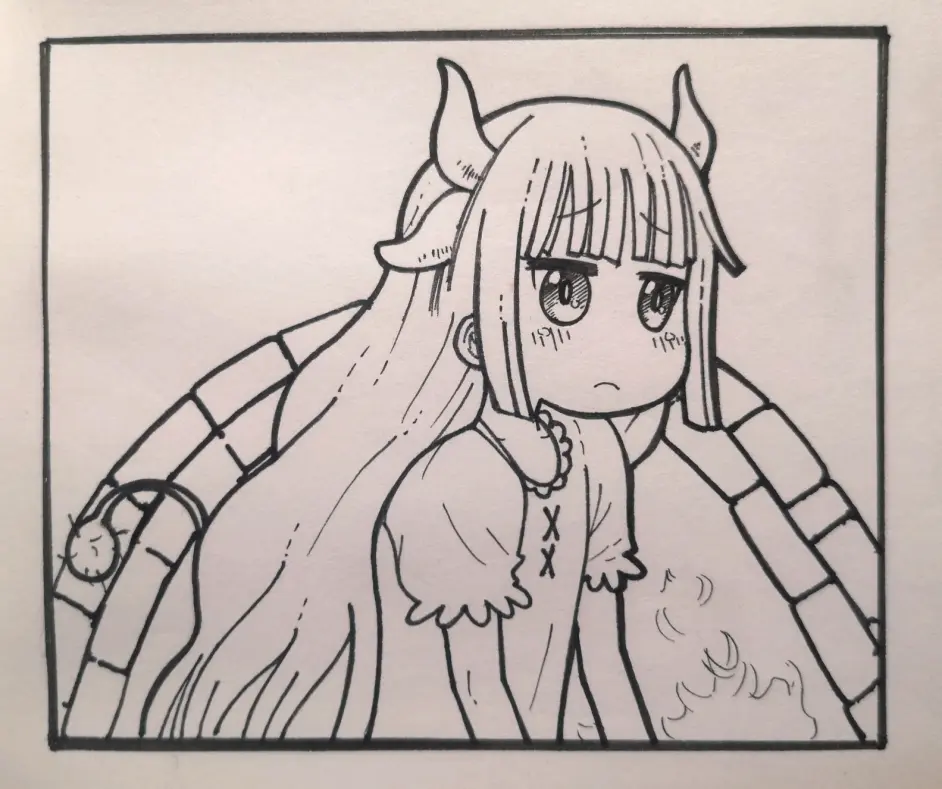 手绘 可可爱爱康娜酱 哔哩哔哩