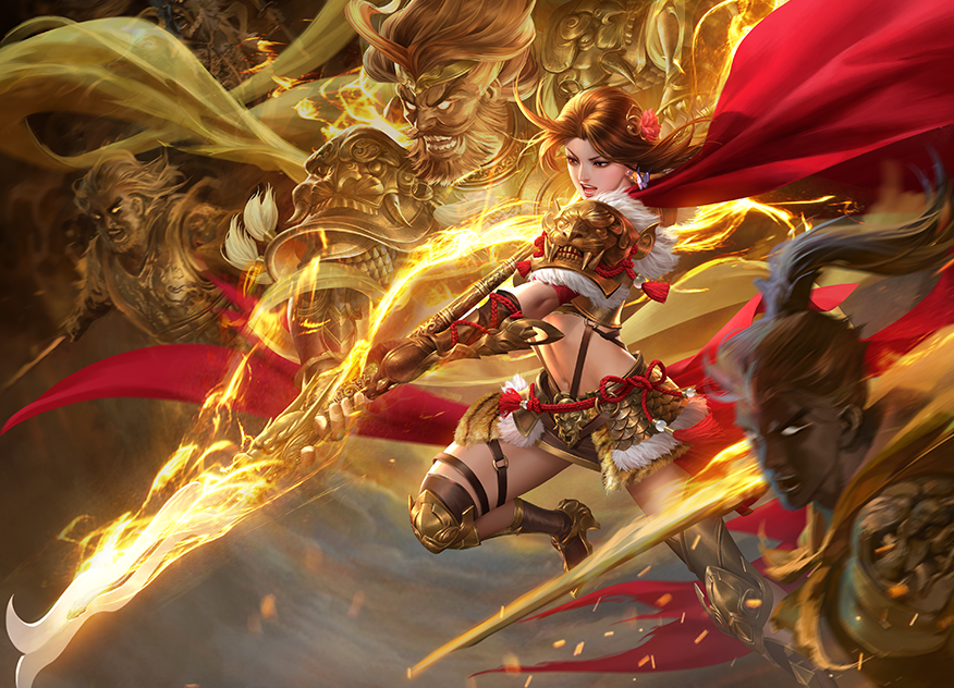 三国杀皮肤收藏册之殊颜熠黛(10张)