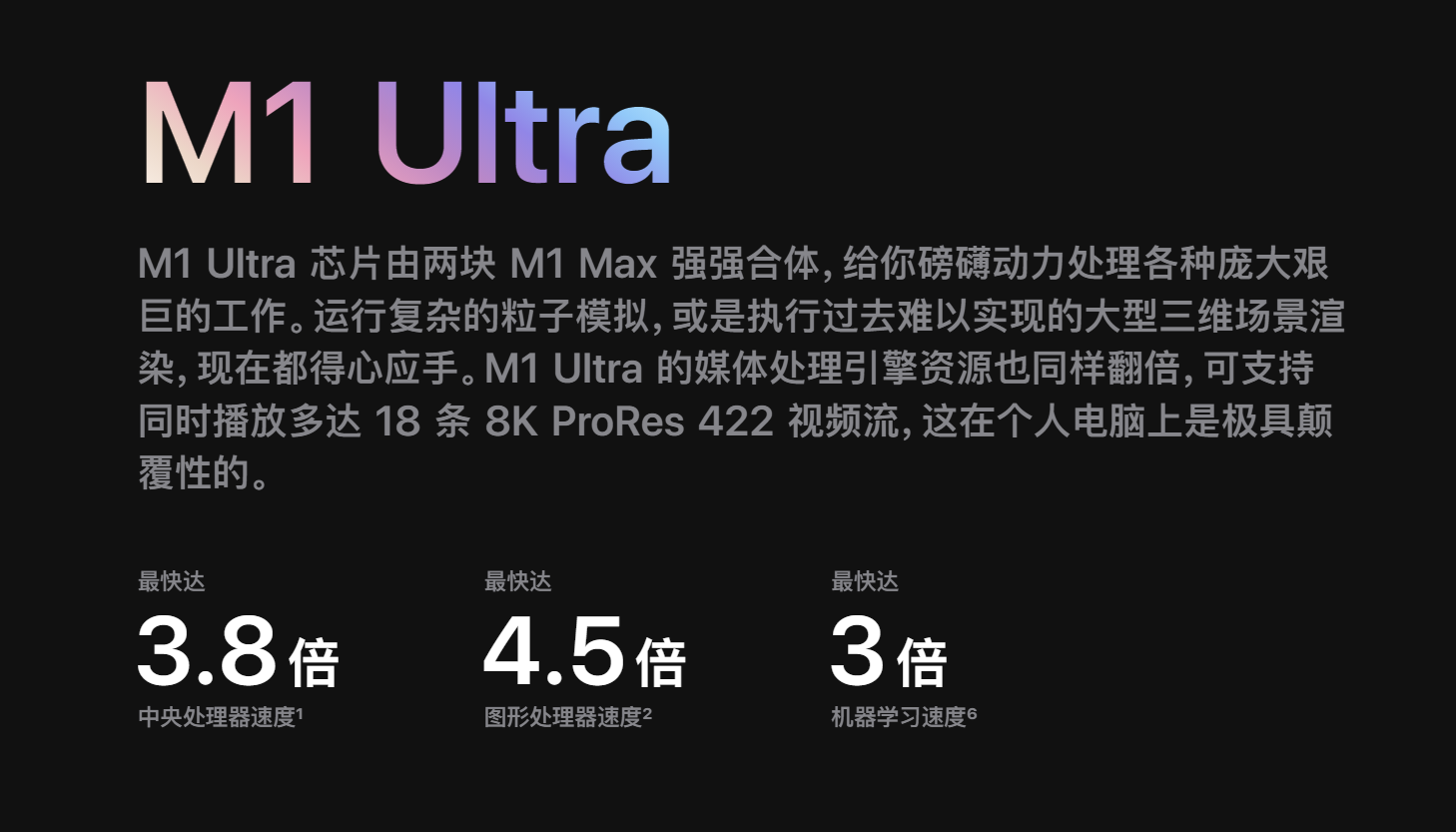 苹果M1 Ultra有多强？多核性能接近Threadripper 3990X 哔哩哔哩