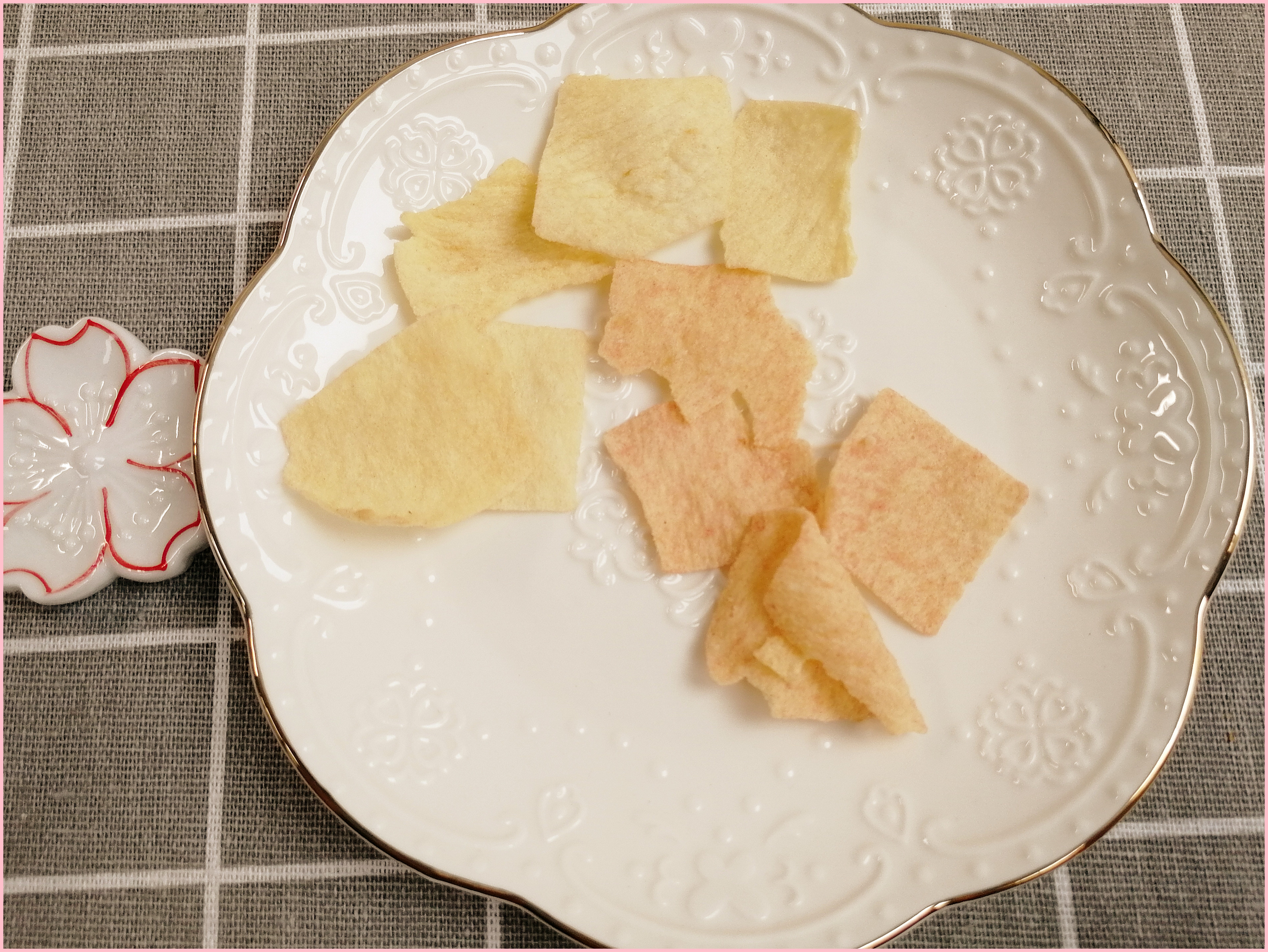 【食物】百草味山药脆片(樱花味)