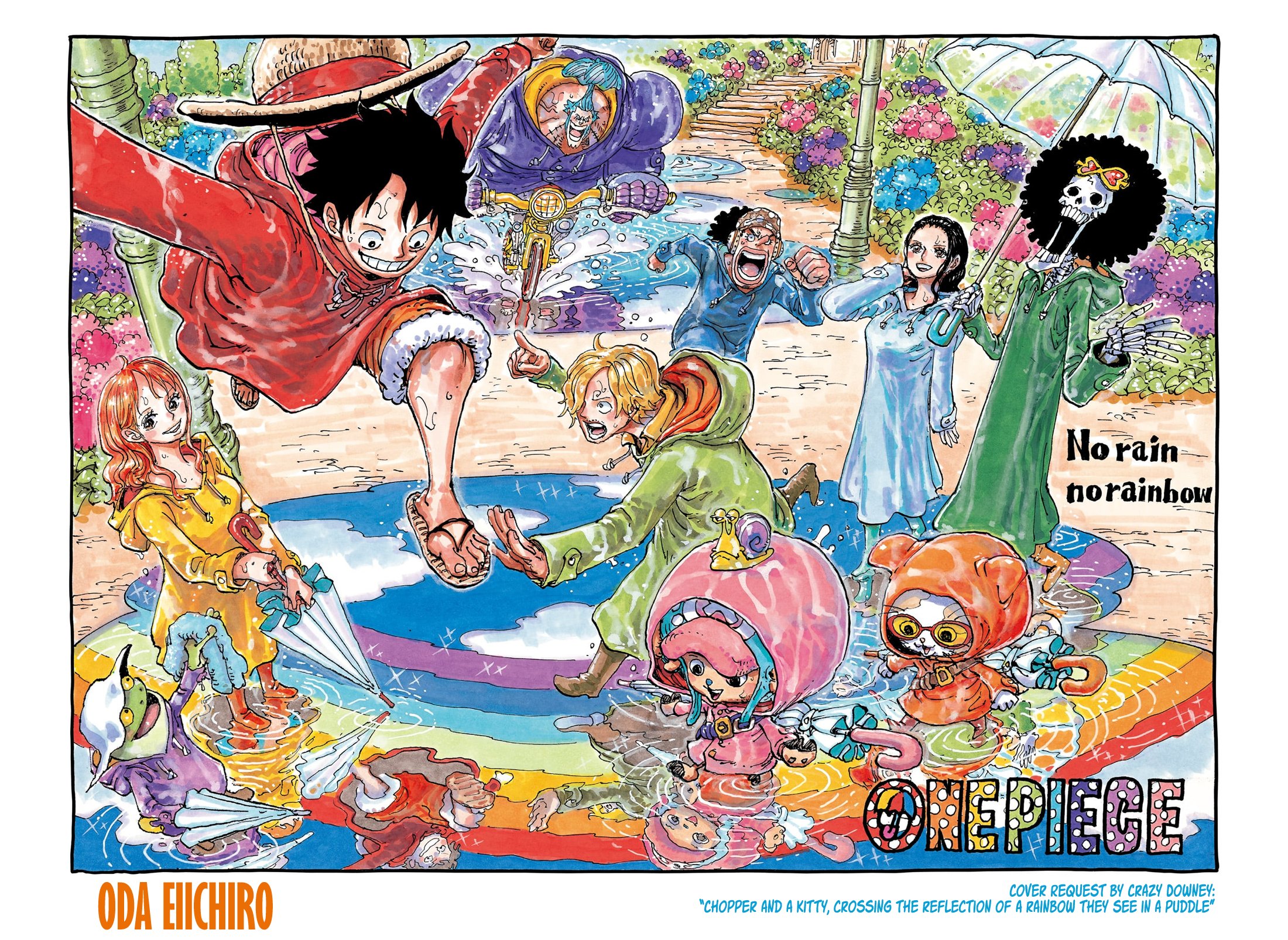 海贼王漫画彩色扉页汇总(第十九期） - 哔哩哔哩