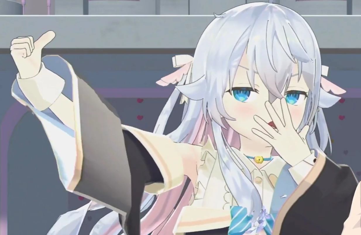 狗妈全新3d新衣装表情包神楽七奈