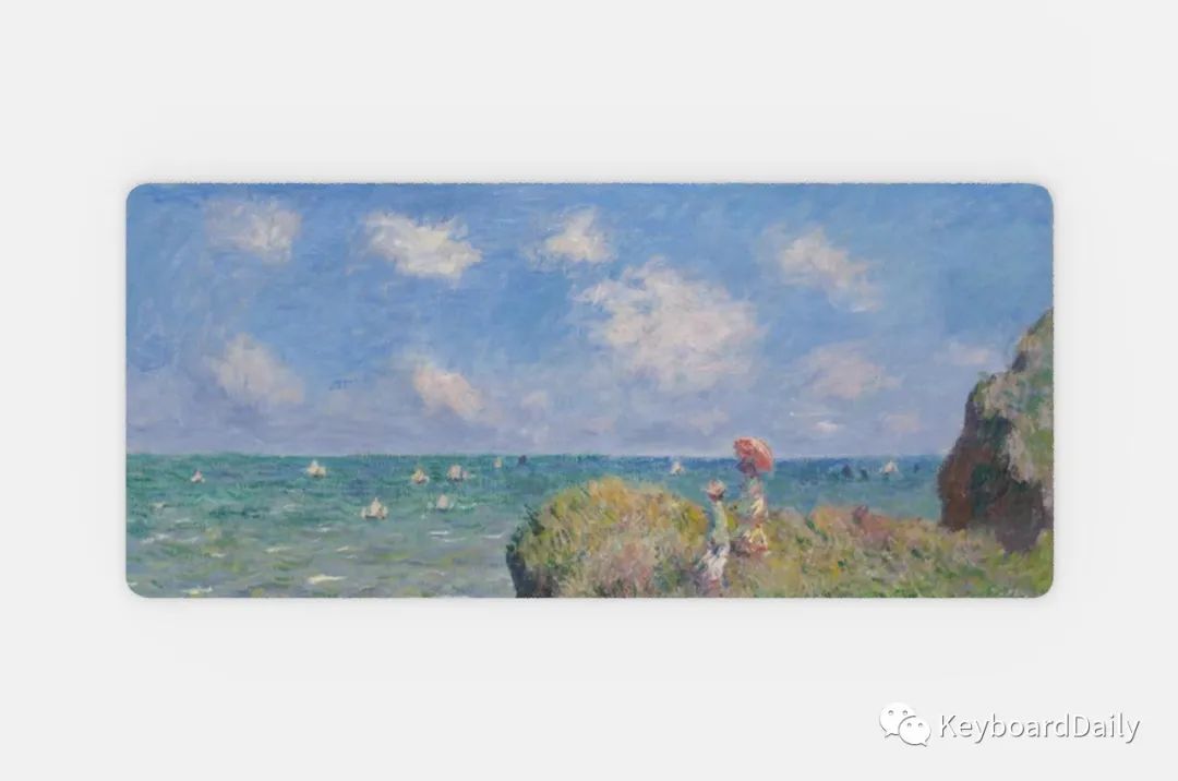 莫奈-漫步普维尔悬崖 7.