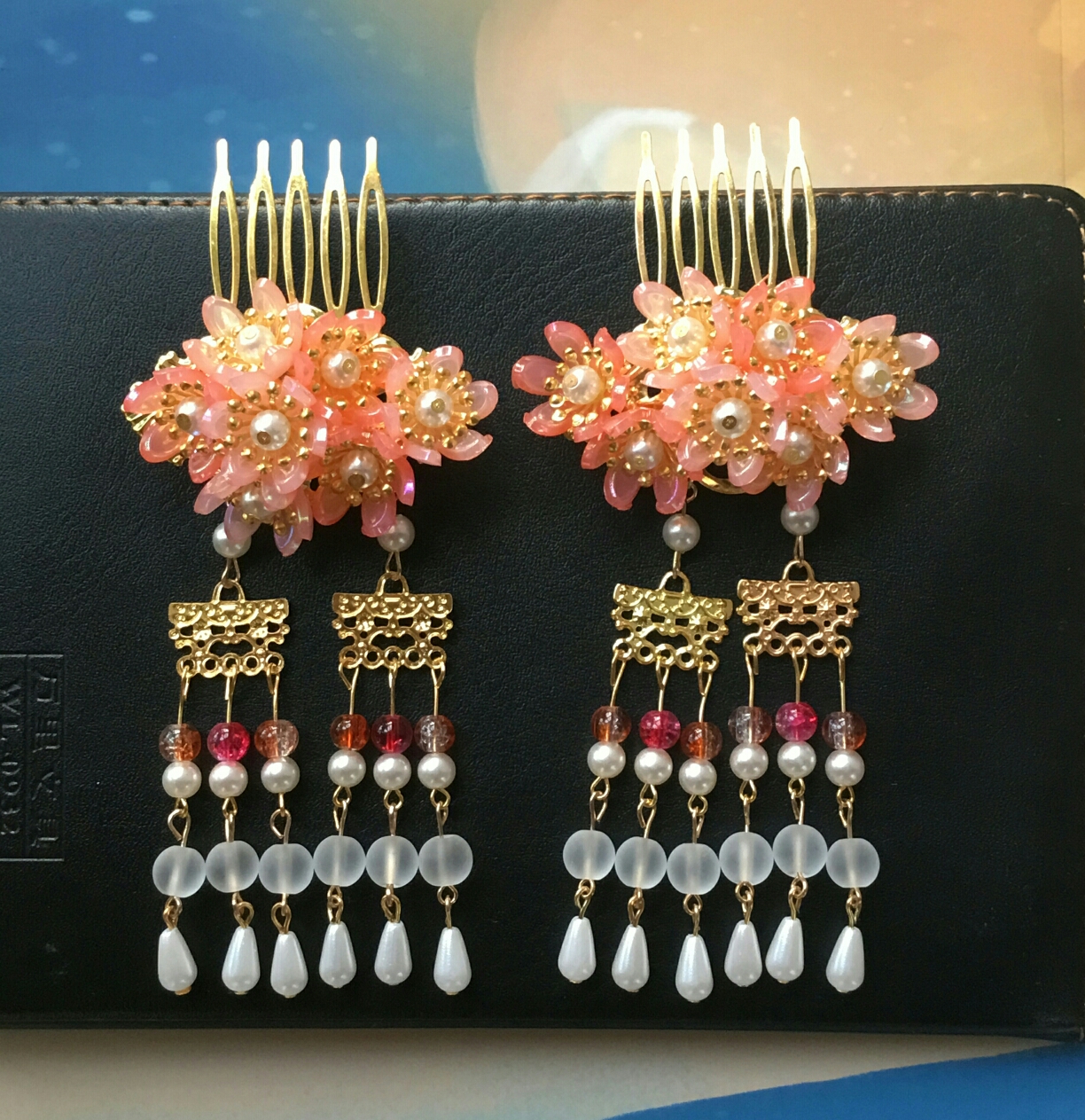 【置酒烧落花】原创古风汉服发饰发簪发梳流苏仙女