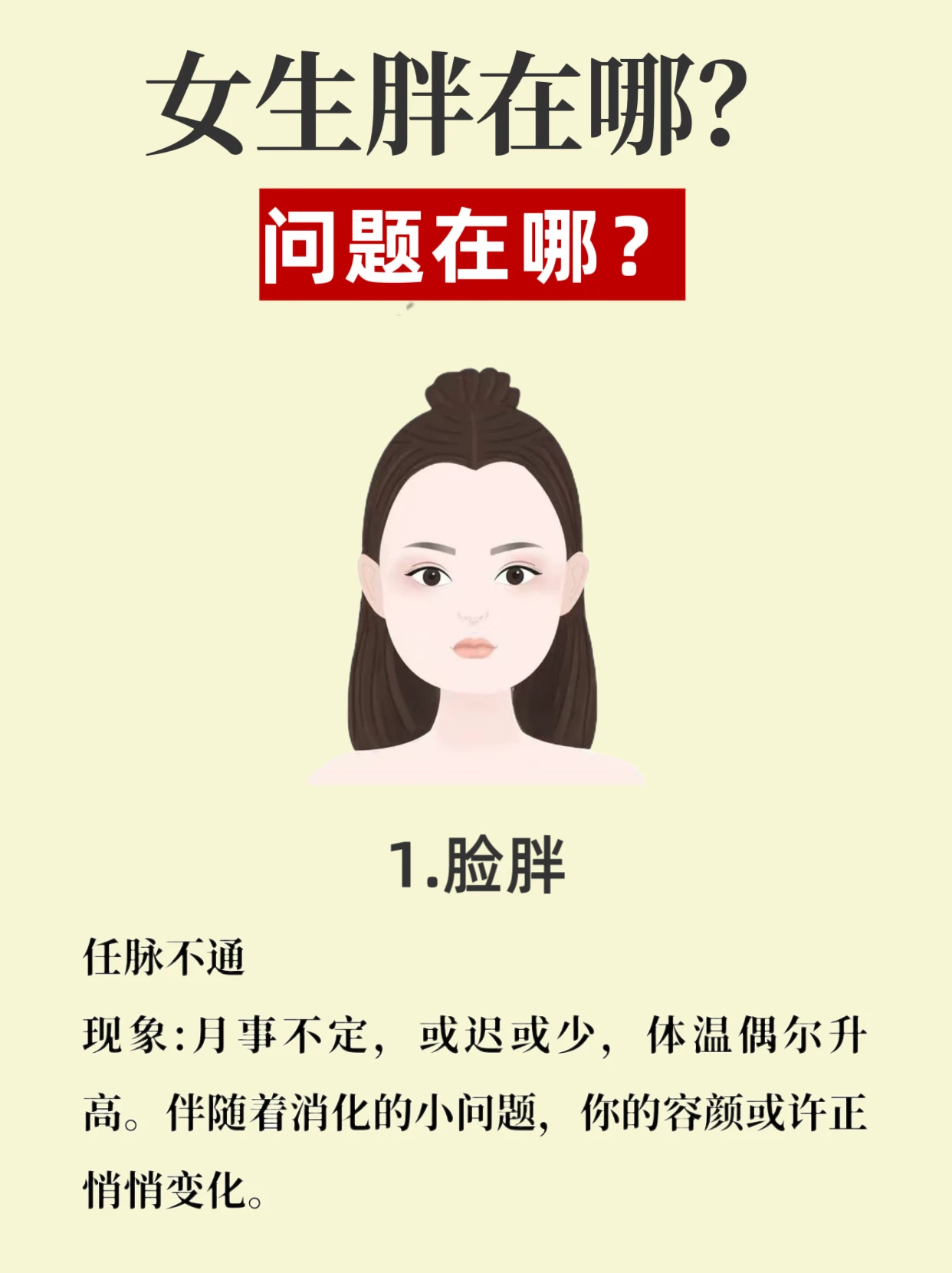 女生肥胖真相！胖在哪，问题就在哪！