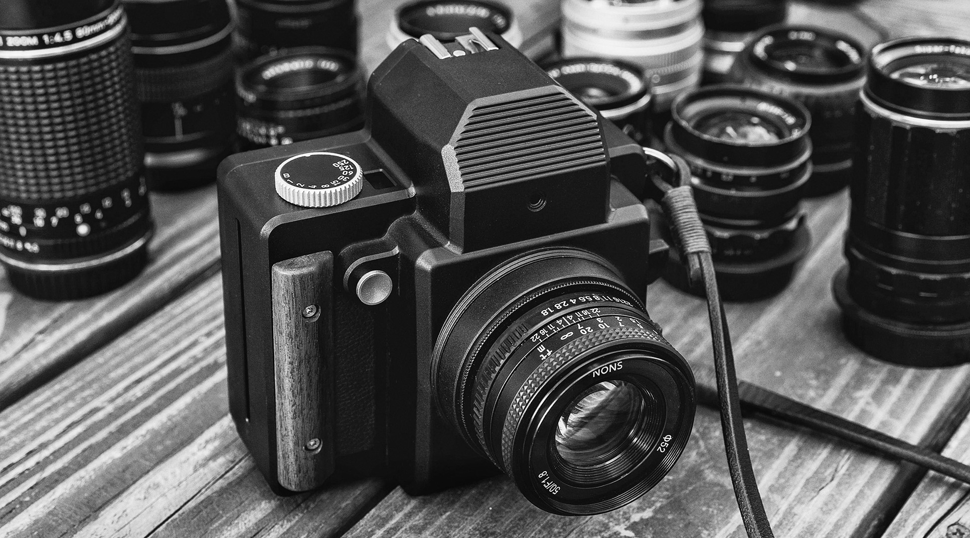 NONS SL660 - instax方形相纸可换镜头单反拍立得相机 - 哔哩哔哩