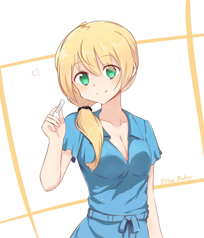 日本教科书萌化老师ellenbaker居然沦落为本子主角