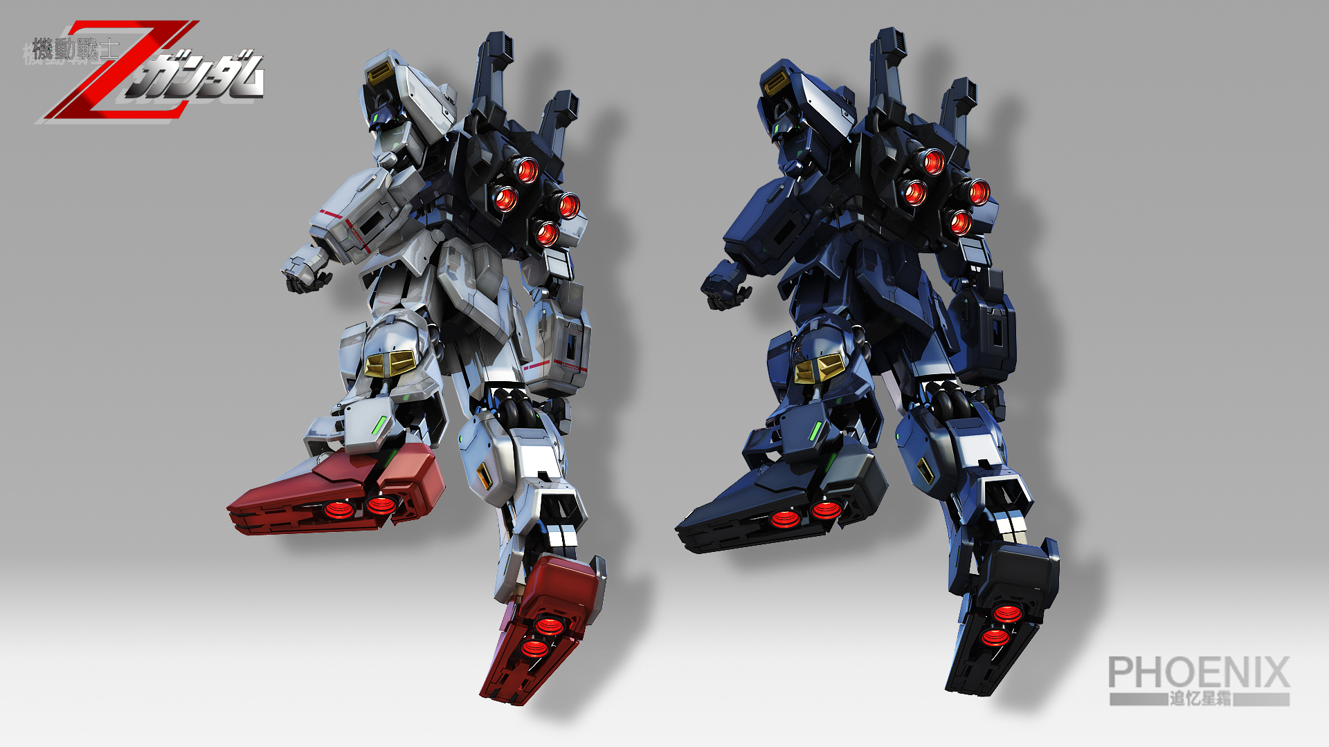 吧友展示:【3D属性】高达MK2黑白兔